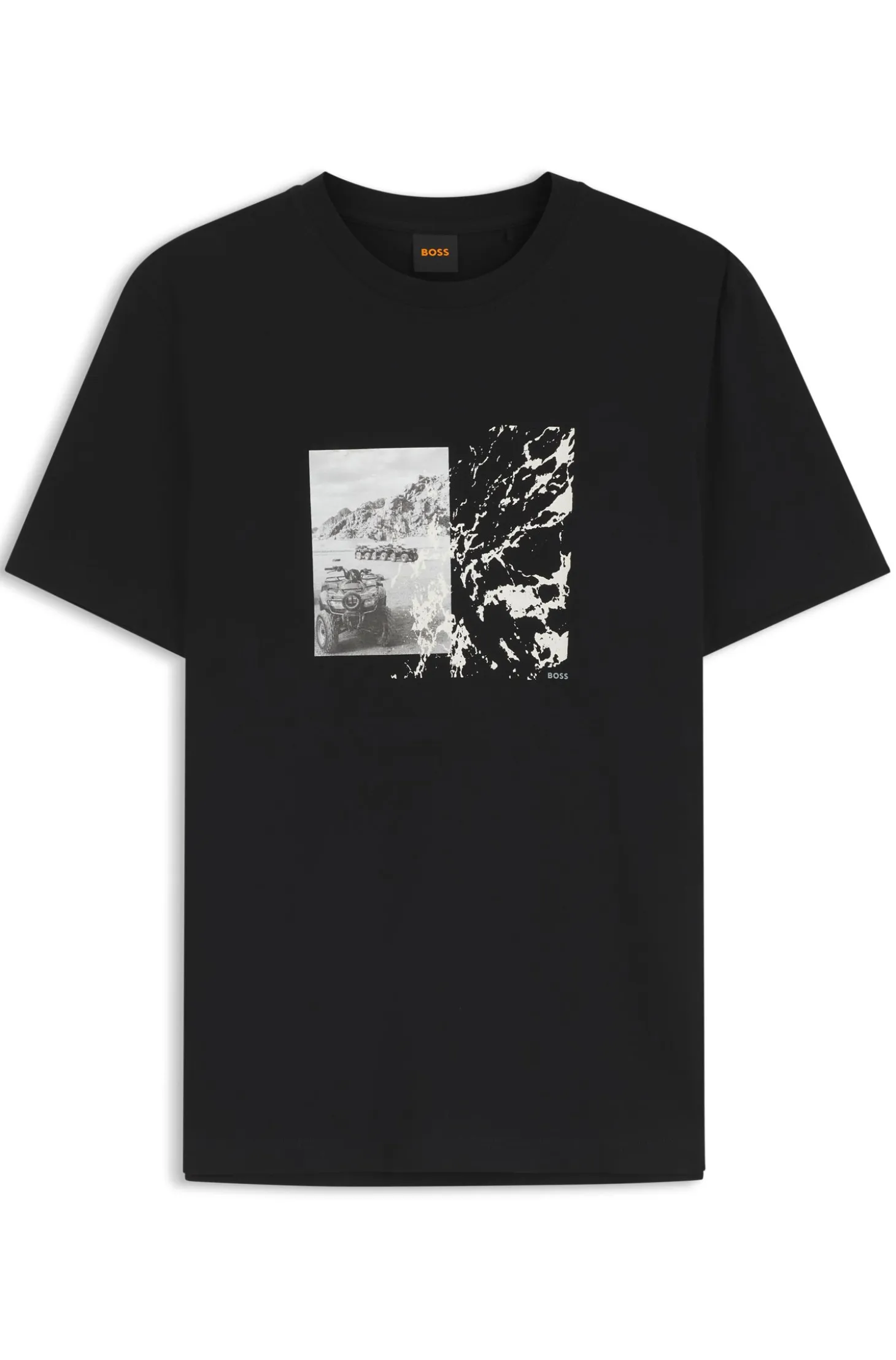 Regular-fit T-shirt in lightweight cotton jersey