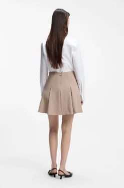 Relaxed-fit blouse in Oxford cotton with heart logo