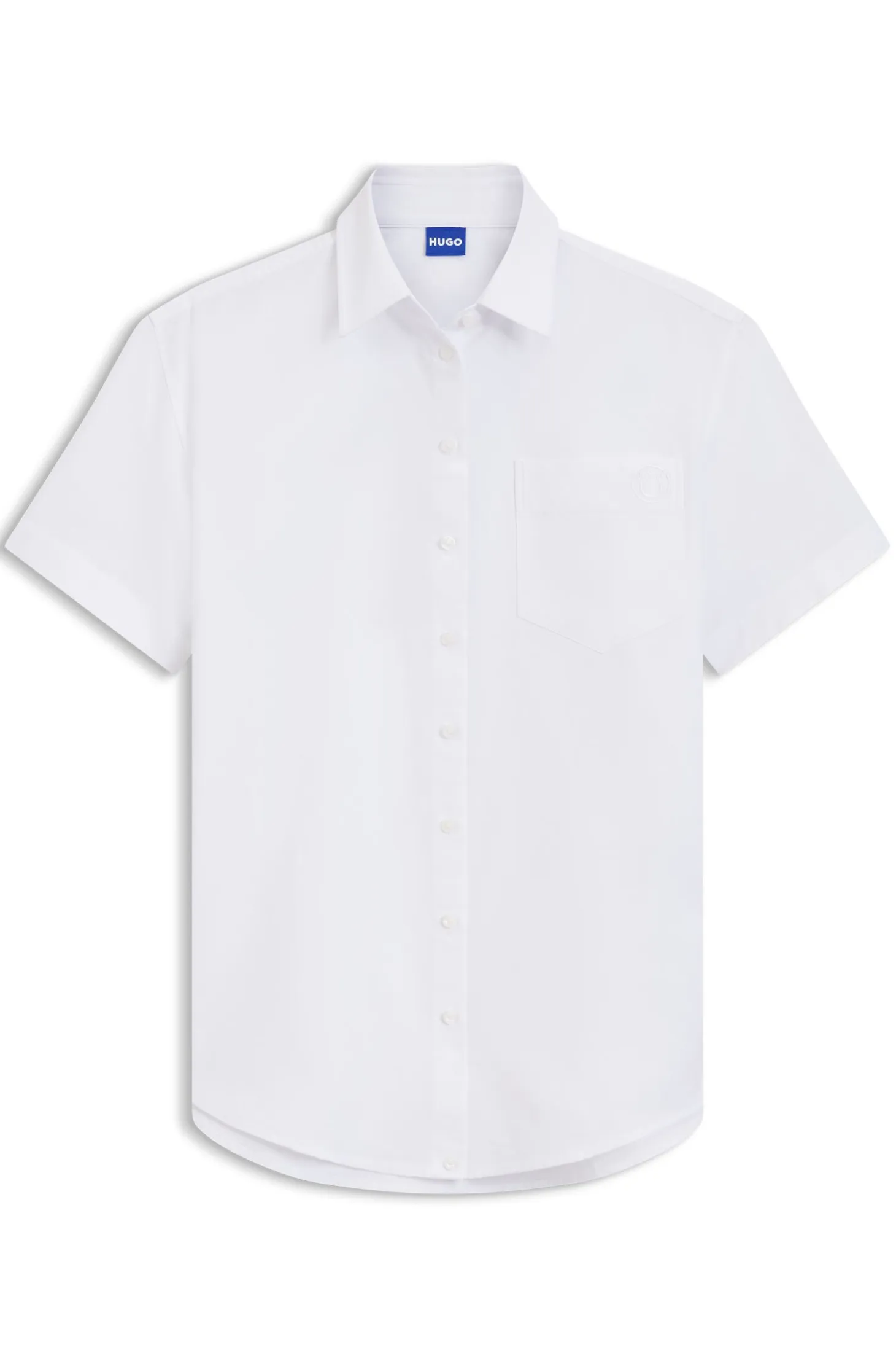 Relaxed-fit blouse in Oxford cotton