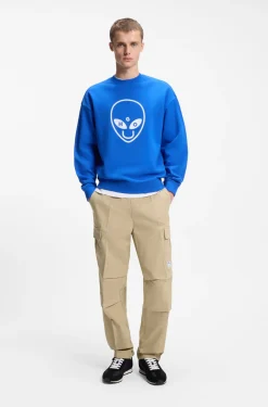 Relaxed-fit cargo trousers in cotton ripstop