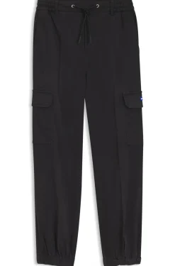 Relaxed-fit cargo trousers in stretch cotton
