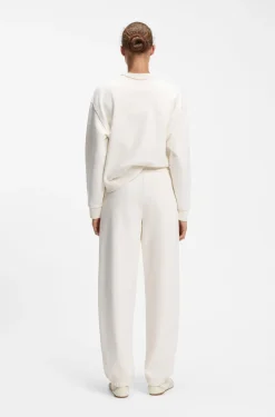 Relaxed-fit cotton joggers with embroidered logo