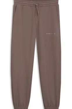 Relaxed-fit cotton trousers with streetwear logo