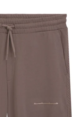 Relaxed-fit cotton trousers with streetwear logo