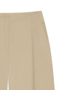 Relaxed-fit culottes in stretch cotton