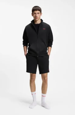 Relaxed-fit jacket in a waffle-structured cotton blend