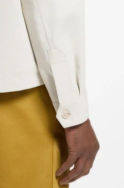 Relaxed-fit jacket in cotton and linen