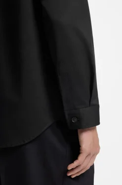 Relaxed-fit jacket in stretch cotton