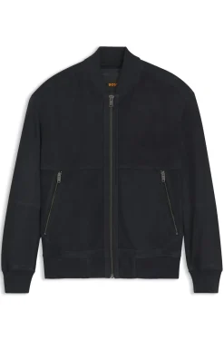 Relaxed-fit jacket in suede