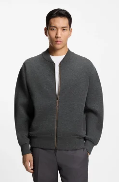 Relaxed-fit jacket in virgin wool