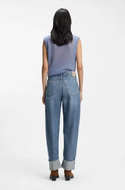 Relaxed-fit jeans with balloon leg