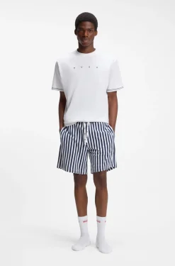 Relaxed-fit pyjama set in soft cotton
