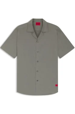 Relaxed-fit shirt in cotton poplin