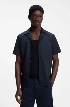 Relaxed-fit shirt in cotton poplin