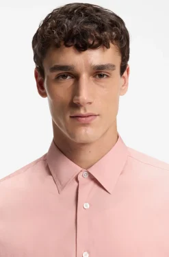 Relaxed-fit shirt in cotton poplin