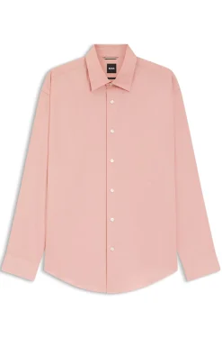 Relaxed-fit shirt in cotton poplin