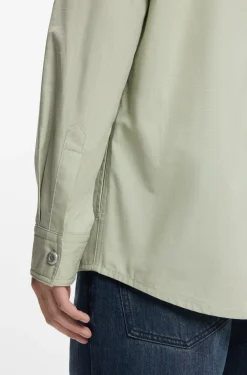Relaxed-fit shirt in cotton ripstop