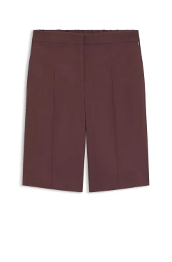 Relaxed-fit shorts in a linen blend
