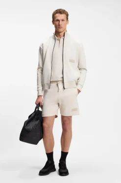 Relaxed-fit shorts in cotton French Terry