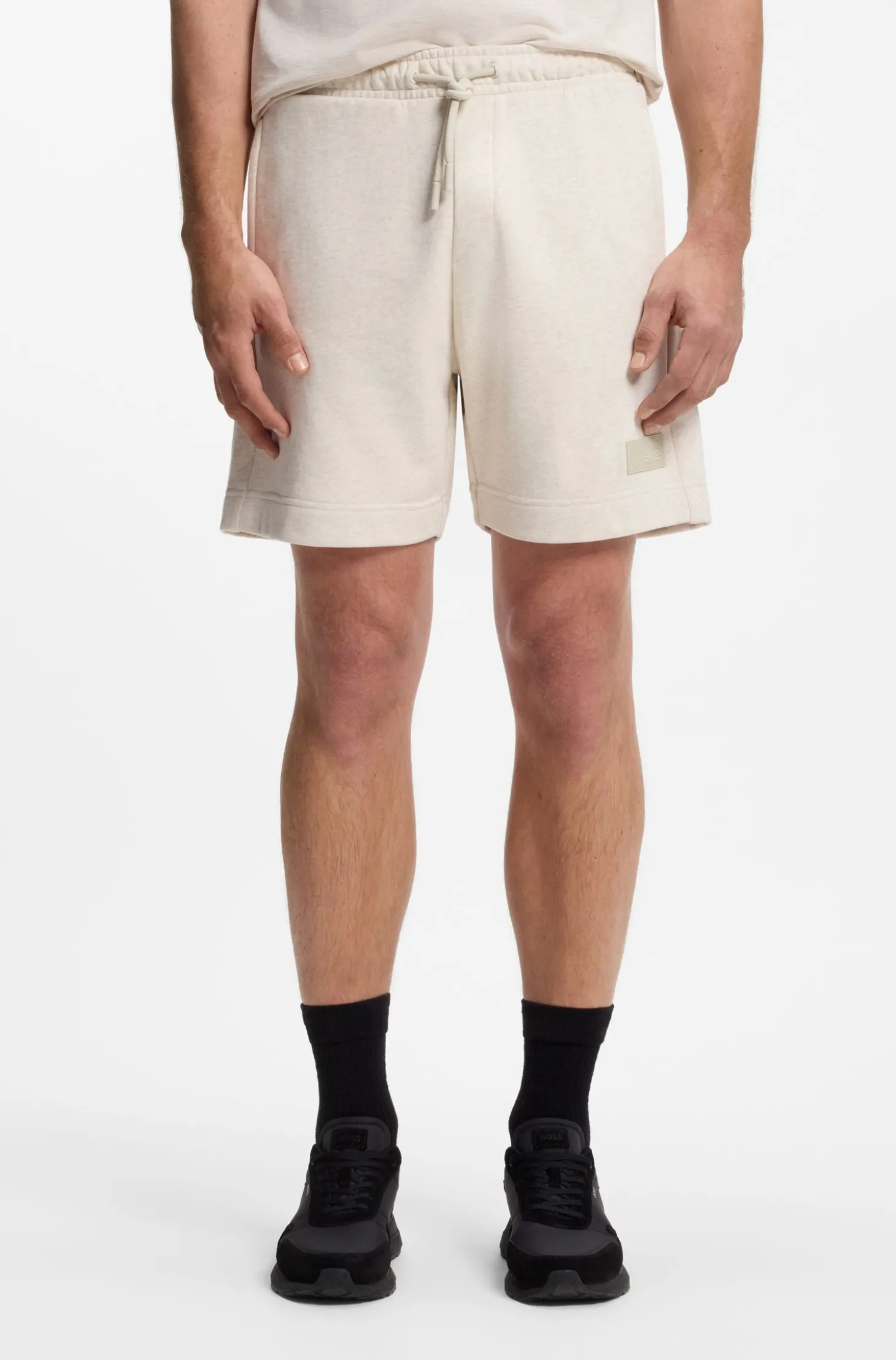 Relaxed-fit shorts in cotton French Terry
