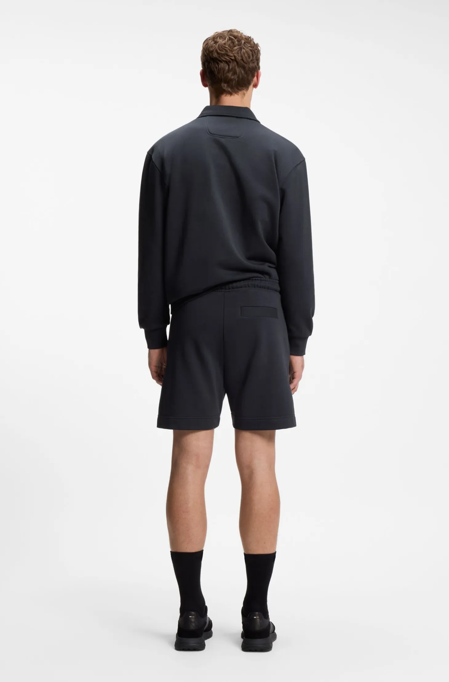 Relaxed-fit shorts in cotton French Terry