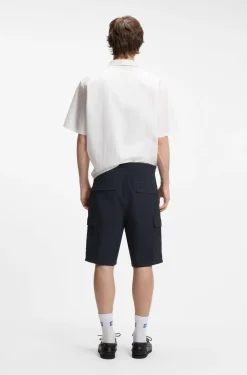 Relaxed-fit shorts in cotton ripstop