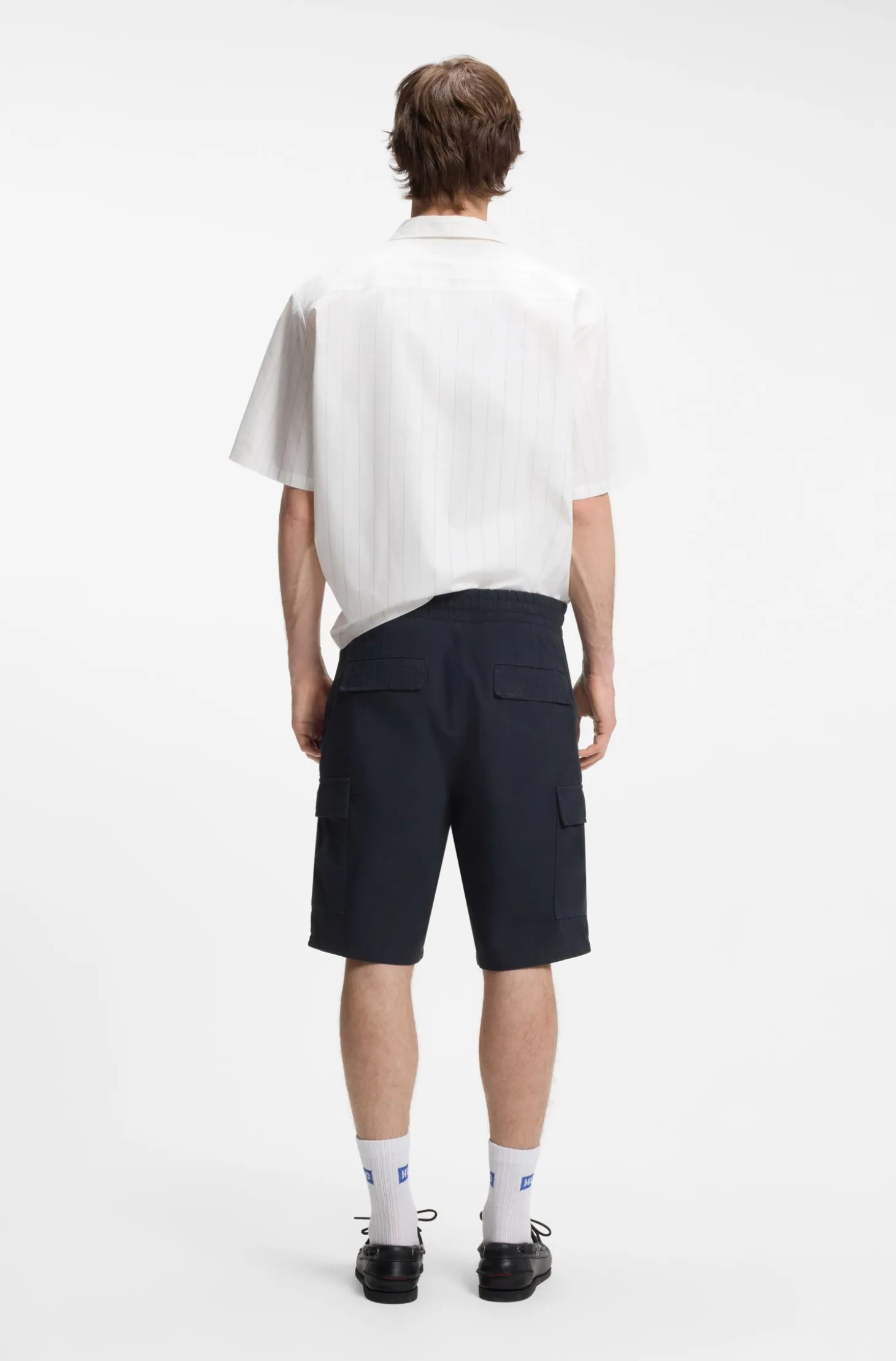 Relaxed-fit shorts in cotton ripstop