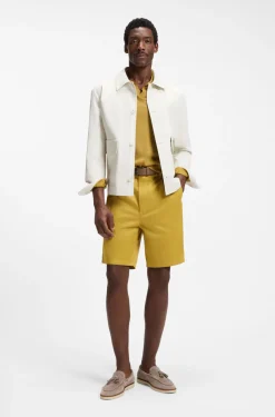 Relaxed-fit shorts in cotton twill