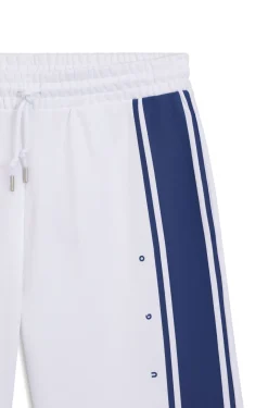 Relaxed-fit shorts in cotton terry with side stripe