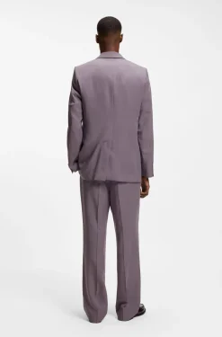 Relaxed-fit suit jacket in twill