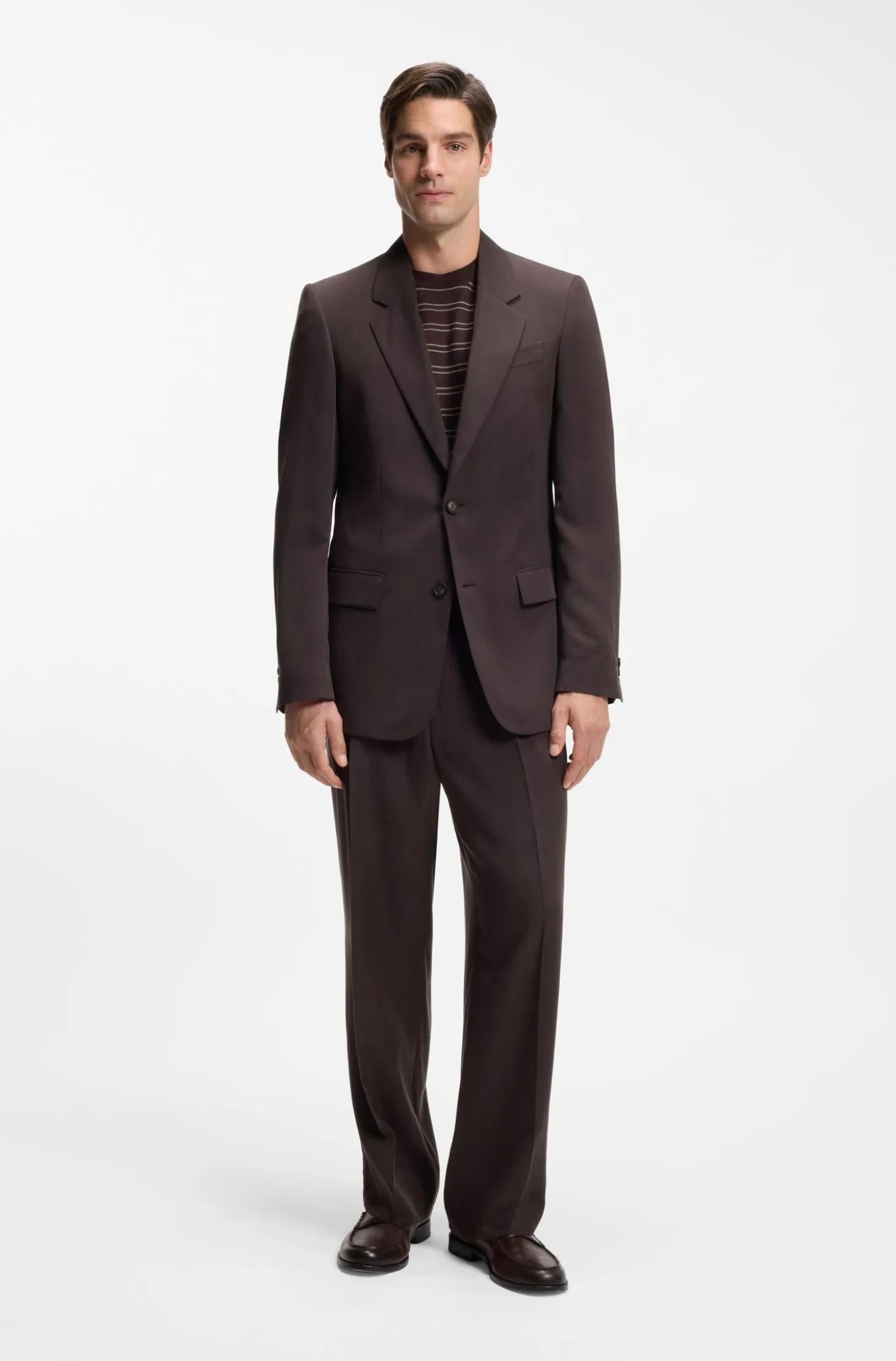 Relaxed-fit suit jacket in twill