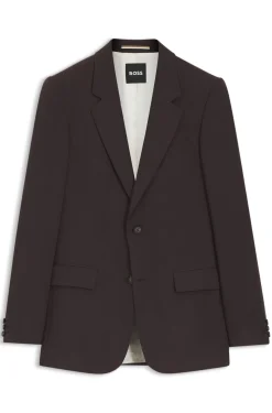 Relaxed-fit suit jacket in twill