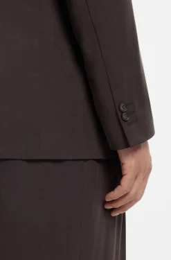 Relaxed-fit suit jacket in twill