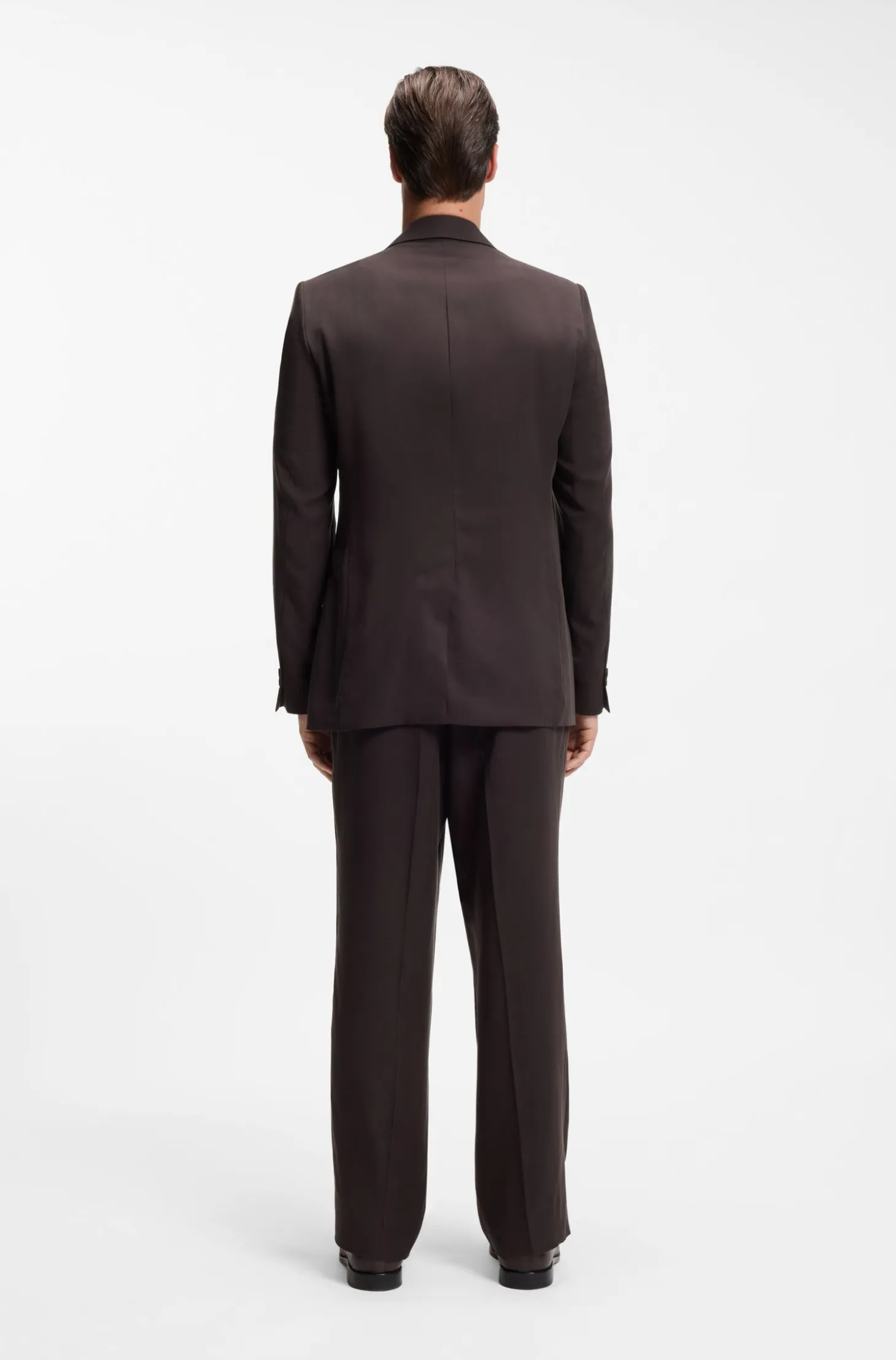 Relaxed-fit suit jacket in twill