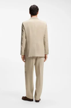 Relaxed-fit suit jacket in twill