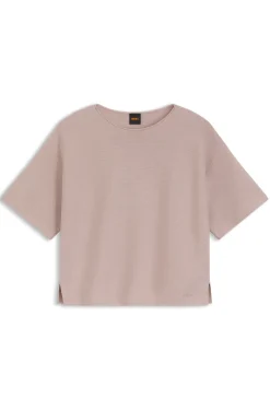 Relaxed-fit sweater in cotton and virgin wool