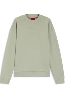Relaxed-fit sweatshirt in cotton terry with logo detail