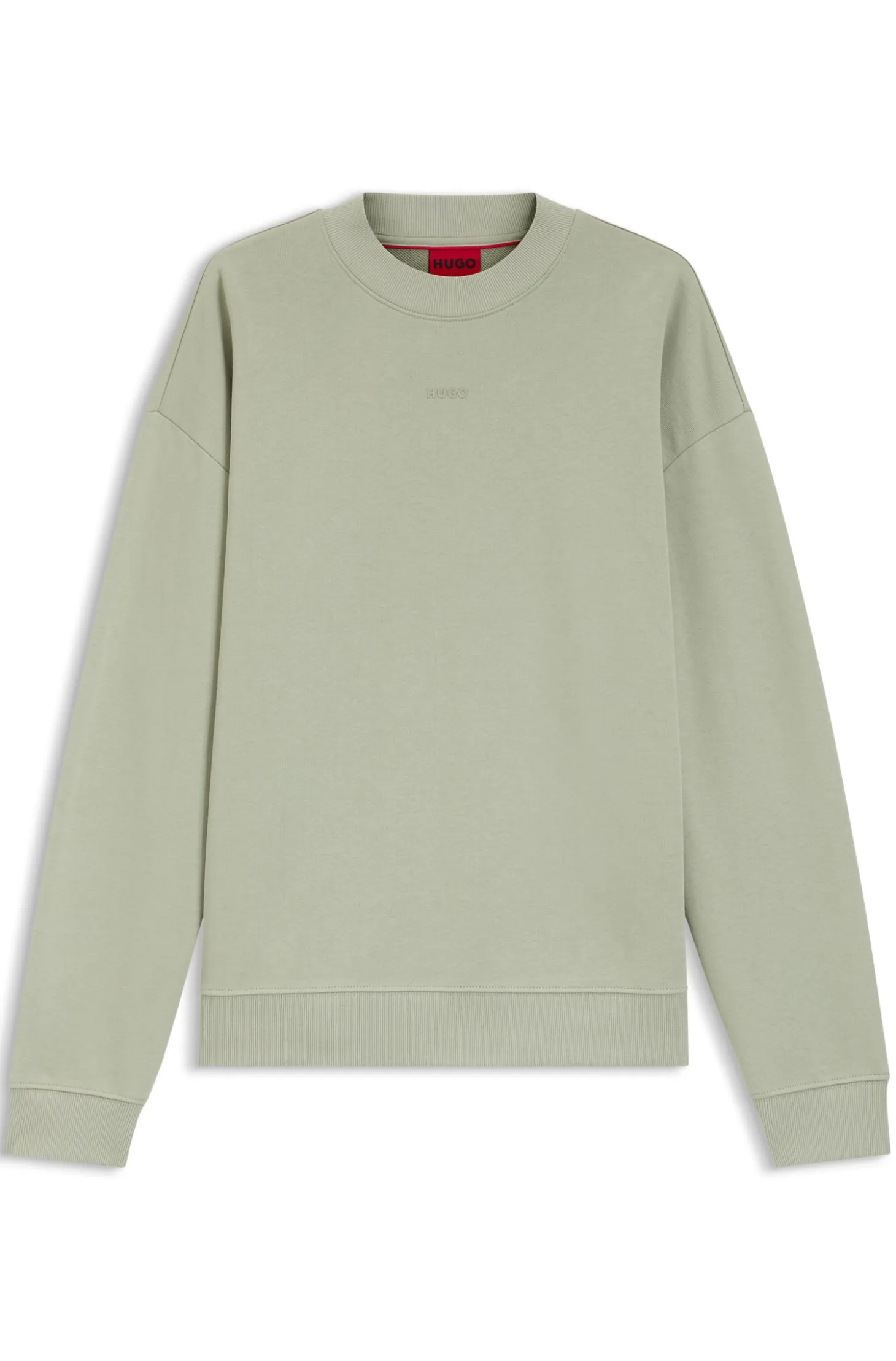 Relaxed-fit sweatshirt in cotton terry with logo detail