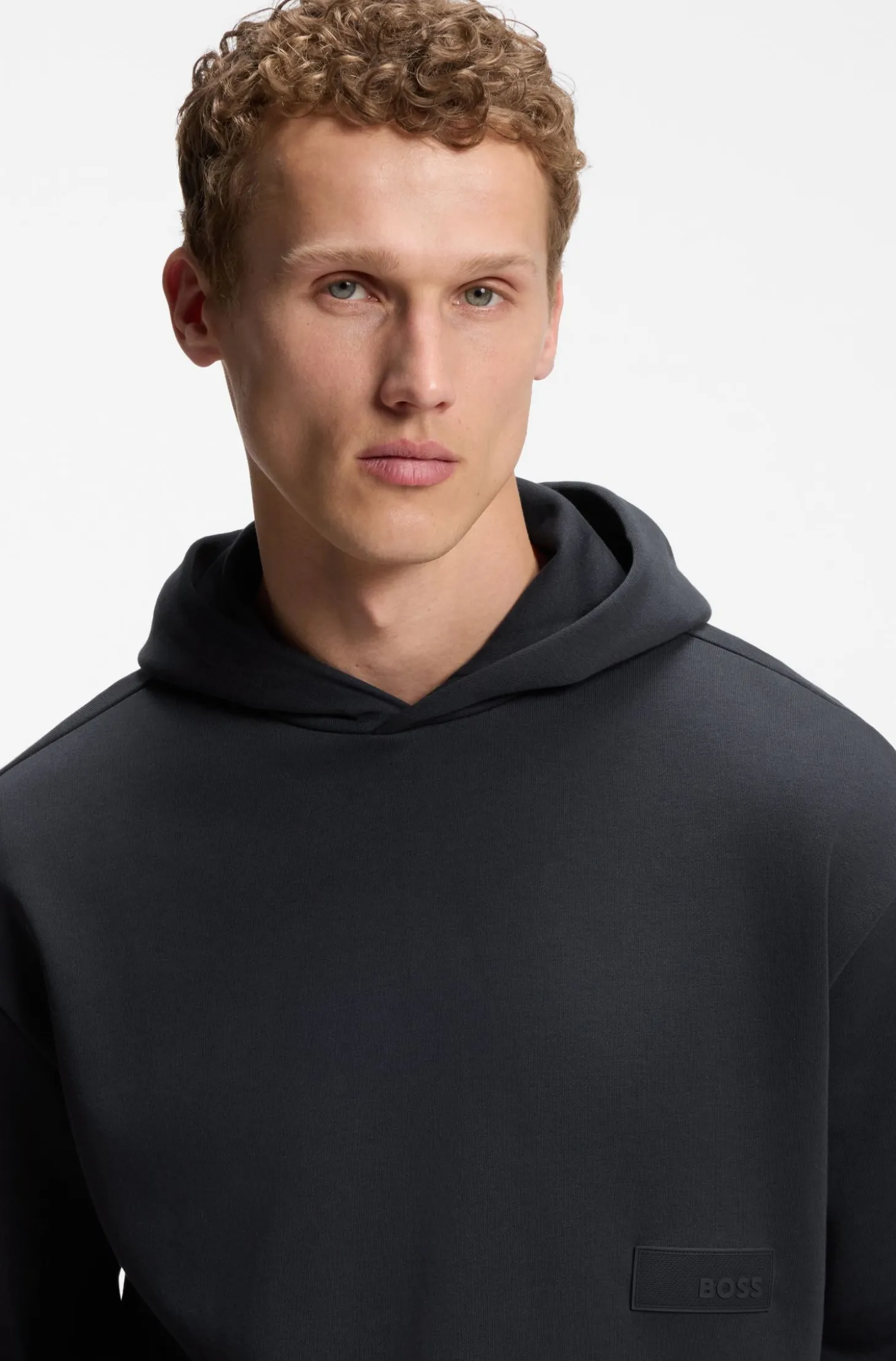 Relaxed-fit sweatshirt in luxurious French Terry