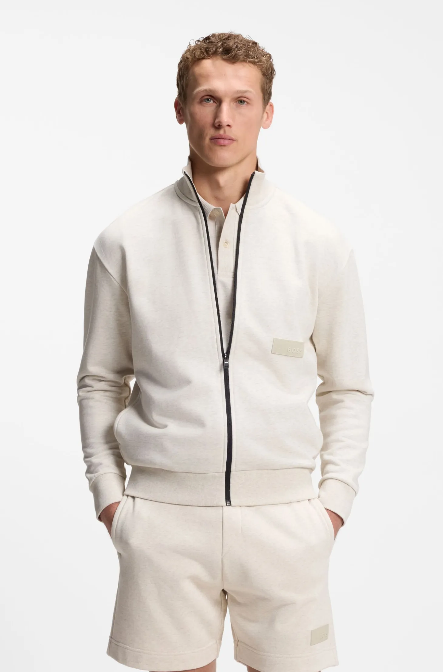 Relaxed-fit sweatshirt in premium French Terry