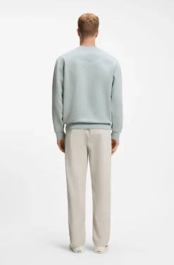 Relaxed-fit sweatshirt in stretch cotton