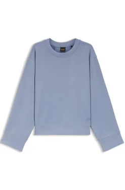 Relaxed-fit sweatshirt with logo embroidery