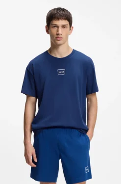 Relaxed-fit top with high-density logo print