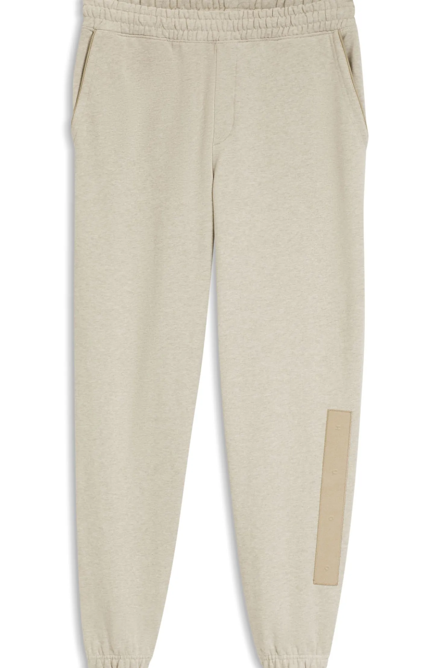 Relaxed-fit tracksuit bottoms in cotton with logo trim
