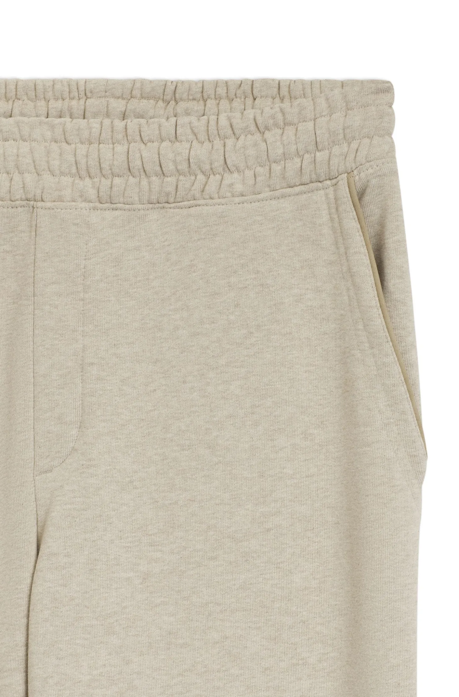 Relaxed-fit tracksuit bottoms in cotton with logo trim