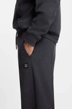 Relaxed-fit tracksuit bottoms with pintuck pleats