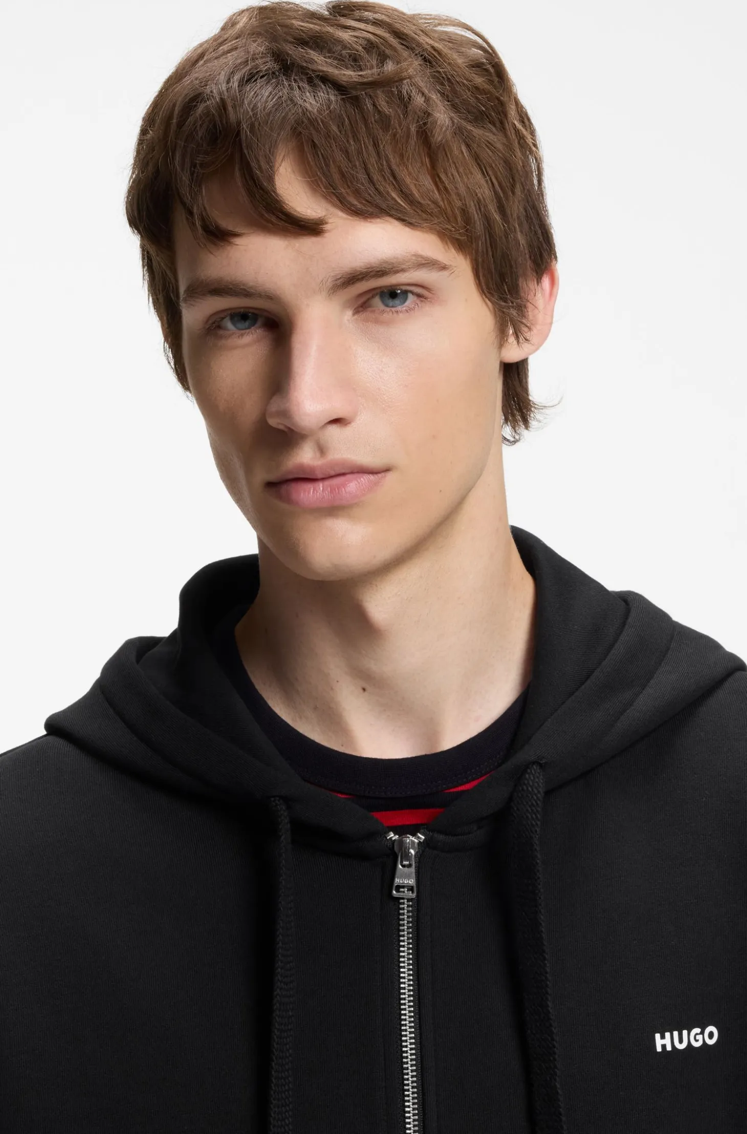 Relaxed-fit tracksuit set in French-terry cotton