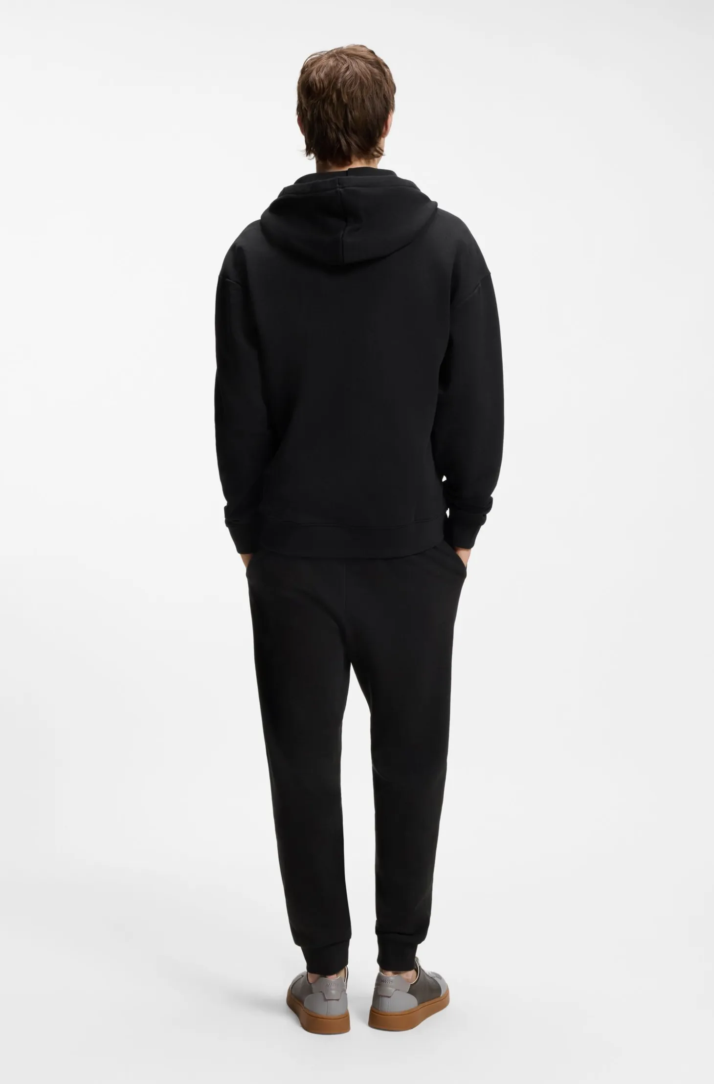 Relaxed-fit tracksuit set in French-terry cotton
