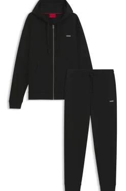 Relaxed-fit tracksuit set in French-terry cotton