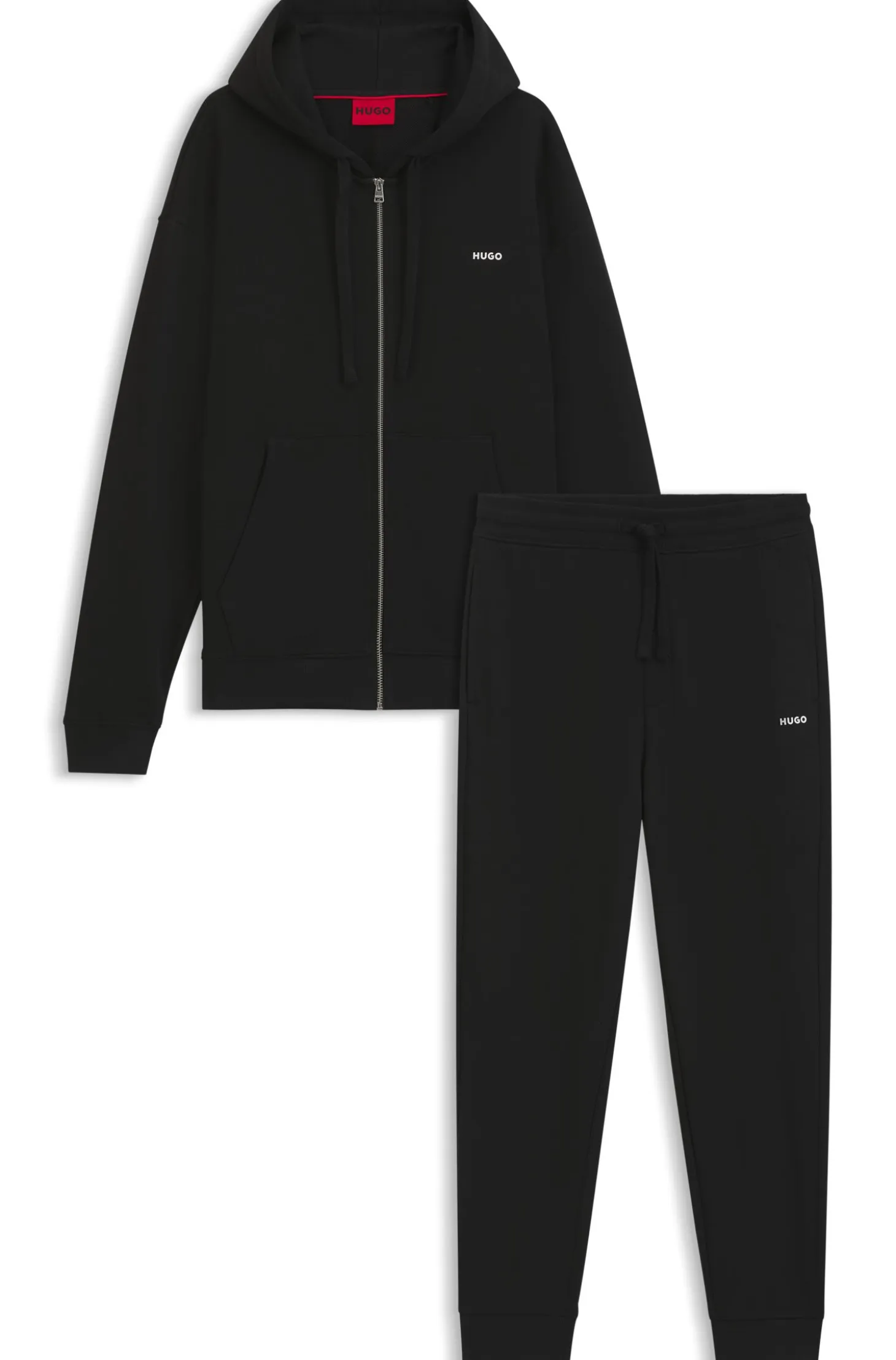 Relaxed-fit tracksuit set in French-terry cotton